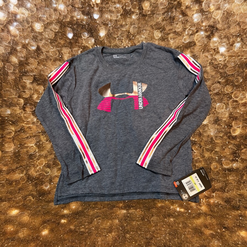 Girls Long Sleeve Under Armour Tee 4T